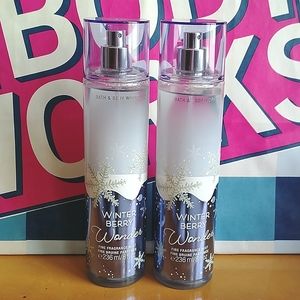 Bath & Body Works Winter Berry Wonder Fine Fragrance Mist Bundle
